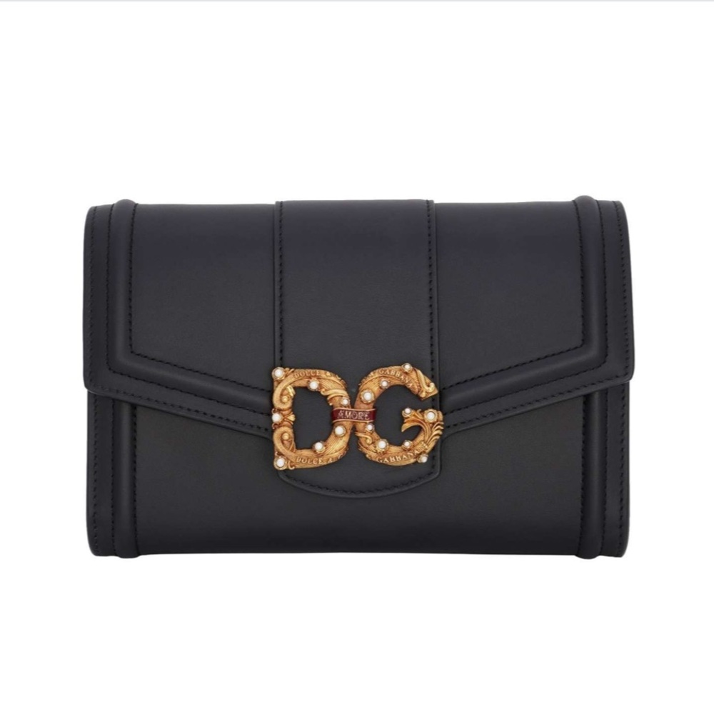 Dolce & Gabbana AMORE Mini Crossbody Clutch Wallet Bag